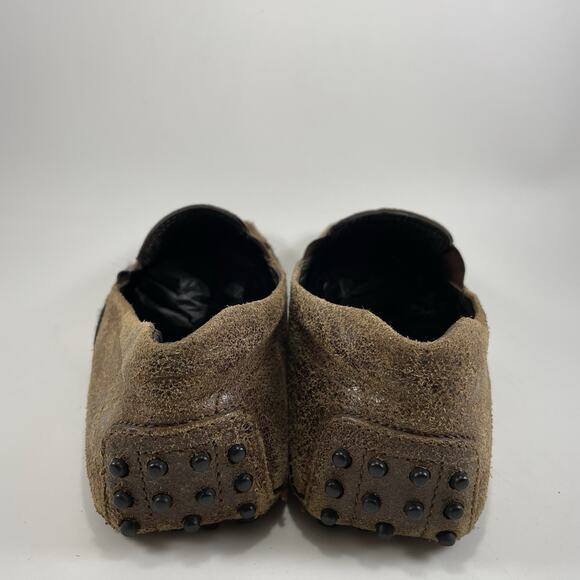 Tod’s Slip On Loafer Driving Shoes Driver Mens Size 8 Brown Leather Casual main image 10